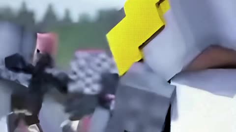 Minecraft animation fight video