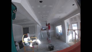 Mudding a Drywall Ceiling