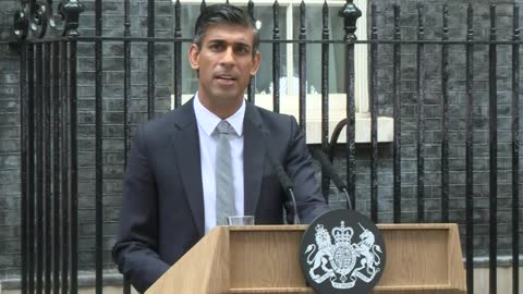 Rishi Sunak delivers first address as UK Prime Minister