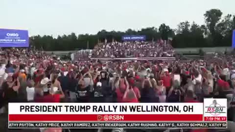 President Trump restarts his rallies from Ohio.