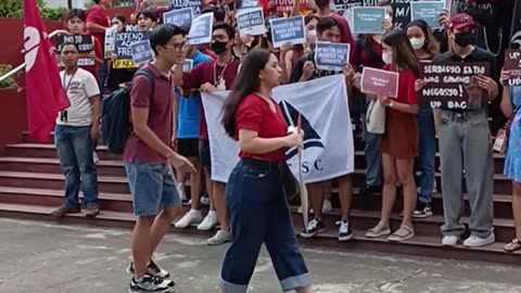 Snake rally in UP Diliman