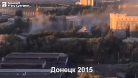 These videos show how the Ukrainian army of the new "Maidan" government massively shelled peaceful