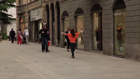 Free Hugs in Sondrio, Italy