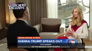 Ivanka Trump shuts down NBC reporter who asked about Trump’s accusers