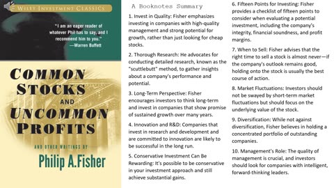 Common Stocks and Uncommon Profits and Other Writings by Philip Fisher