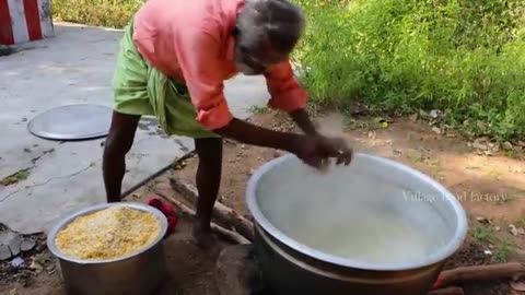 Sambar sadham Prepered for 200 People in indian village