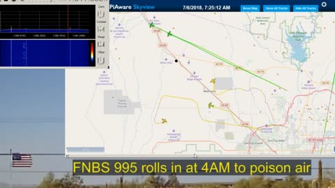 July 6th 2018 morning air traffik for NorthWest Phoenix - 830AM