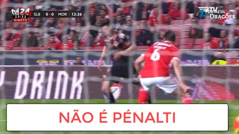 SL Benfica-Moreirense (Não é penalti / é penalti)