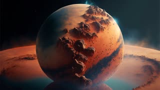 The Ancient Martian Globe 4 Billion Years Ago: 10 Hour Ambient Journey Across the Red Planet Ocean