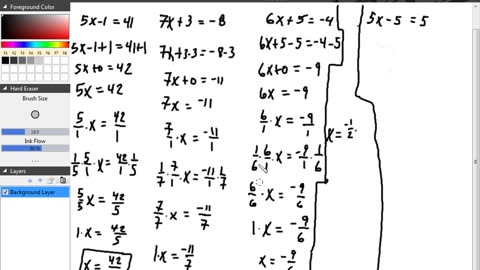 Algebra Part 1 Solving Equations Part 13