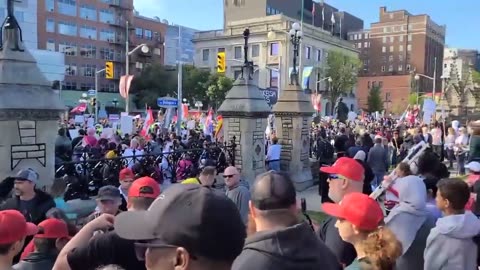 Canada: Massive anti-LGBTQ protest.
