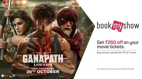 GANAPATH Official Hindi Trailer - Amitabh B, Tiger S, Kriti S - Vikas B, Jackky B - 20th Oct' 23