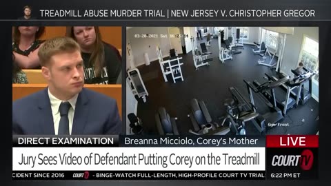 Treadmill Abuse Murder Trial- Video of Defendant & Victim at Gym