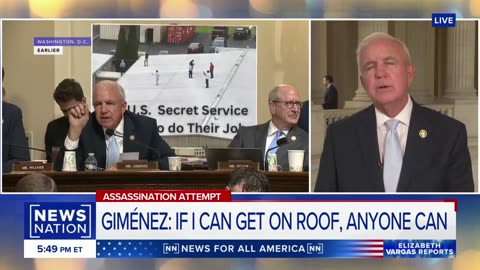 Rep. Gimenez on Secret Service: ‘I’m 70, anyone can get on a roof’ | Vargas Reports| A-Dream ✅