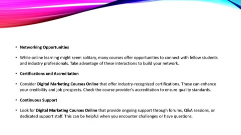 What to Expect from Digital Marketing Courses Online