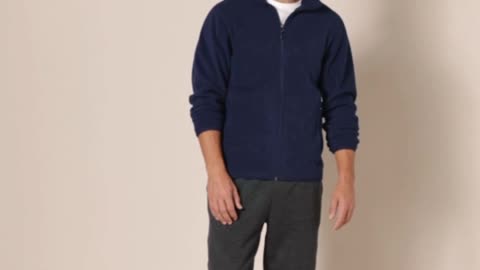 Amazon Essentials Men's Full-Zip Fleece Jacket