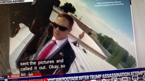 Body Cam Footage at Trump Assassination Attempt (Thomas Crook's Location)