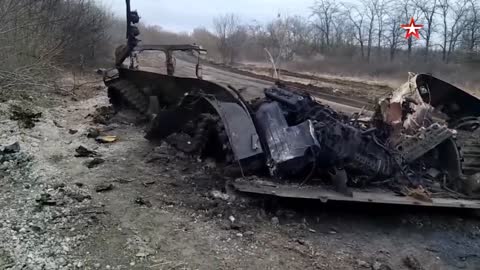 footage of the destroyed equipment of the Armed Forces of Ukraine