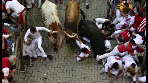 Spain's running of the bulls, Pamplona’s San Fermín Festival