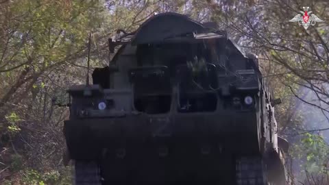 Russian Tor-M1 air defence system in action Kupyansk direction