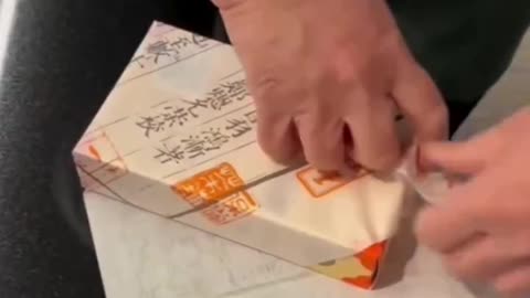 Japanese wrapping skills are in a different level