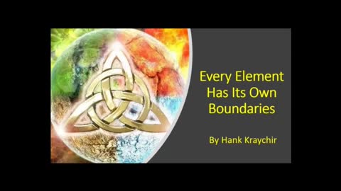 EVERY ELEMENT HAS ITS OWN BOUNDARIES