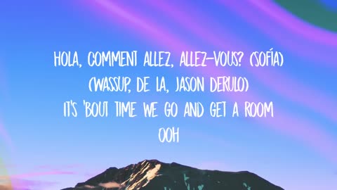 Sofia Reyes - 1, 2, 3 (sped up) Lyrics ft. Jason Derulo & De La Ghetto | hola comment allez