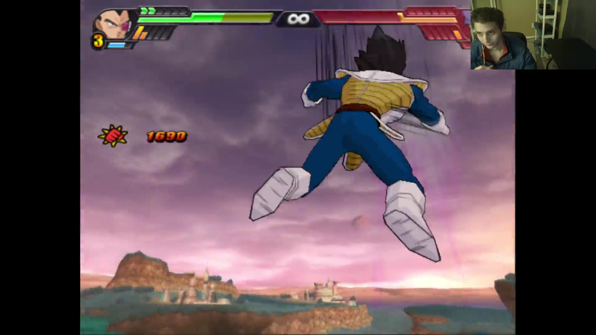 Vegeta VS Cui On In A Dragon Ball Z Budokai Tenkaichi 3 Battle With ...