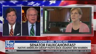 Tucker Carlson calls Elizabeth Warren ‘Lie-Awatha’ as he mocks her Native American claim