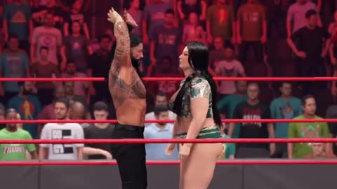 Roman Reigns misbehaves with Lady