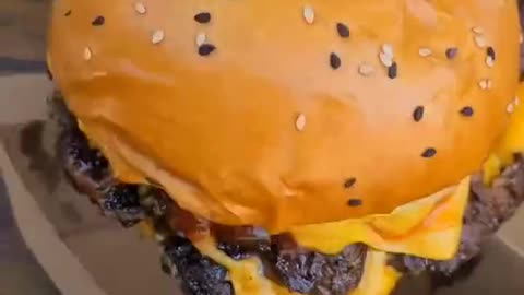 Chicken burger with cheese