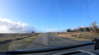 Driving in the New forest. Speed lapse
