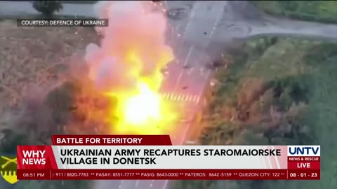 Ukrainian army recaptures Staromaiorske village in Donetsk