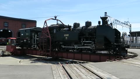 Steam Locomotive on the turn table