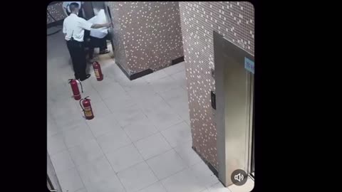 E-bike Battery Explodes In The Elevator. Watch N Think If this Happens in An Electric Car