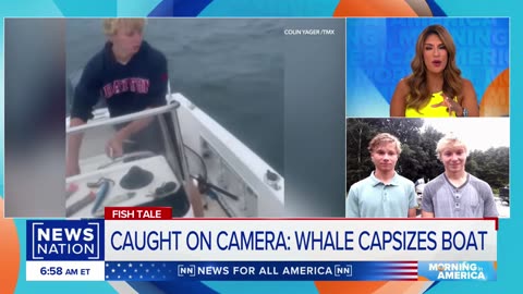 Teen brothers save fishermen after whale capsizes boat | Morning in America| U.S. NEWS ✅