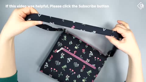 DIY EASY CROSSBODY BAG/ Shoulder bag / sewing tutorial