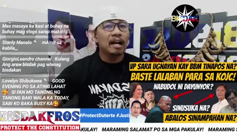 DAYUNYOR SINU SU KA NA!? VP SARA PINUTOL NA ANG UGNAYAN? BASTE ILALABAN ANG KOJC?