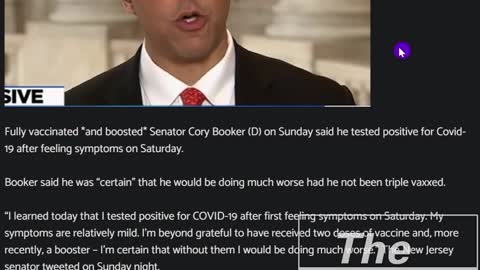 Cory Booker Tests Positive For Rona