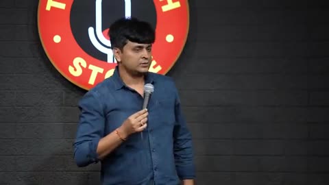 Stand up comedy video in Hindi language