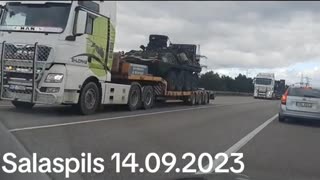 🪖🇱🇻 Latvia has begun to organize it's military equipment around Riga