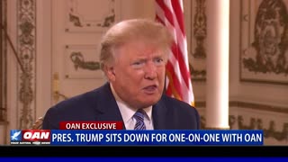 President Trump Sits Down for One-on-One with OAN