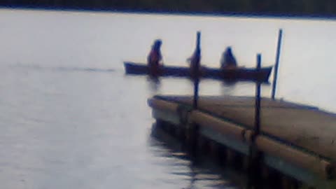 Children in a Canoe