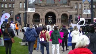 Ontario Autism Coalition protest - 60K is not enough, needs-based therapy and equality for autism