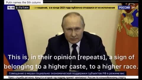 The Patriot Voice - Putin speaks out for his people