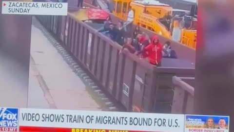 Ep1. Record open border influx of illegals by train !
