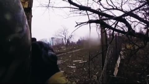 New Combat Footage from a Ukrainian Reconnaissance Group Near Bakhmut