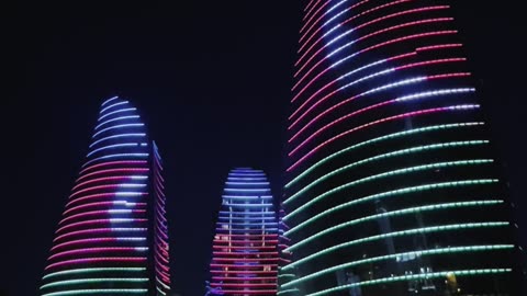 🔥 Baku Flame Towers: A Modern Wonder of Azerbaijan 🇦🇿