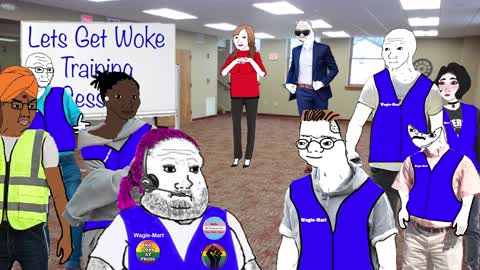 Wojak And The Wagies Get Diversity Training