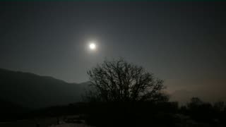 Time lapse moon